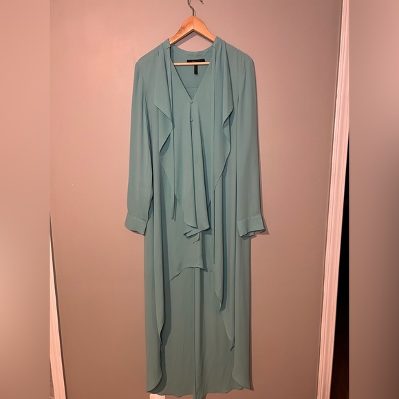 BCBGmaxazria Layered Draped Kyndal High Low Dress - Picture 4 of 5